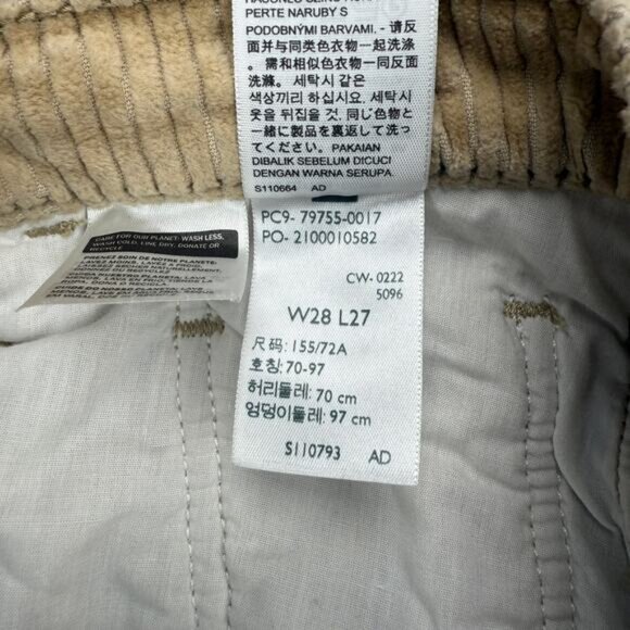 Levi's Ribcage Straight Ankle Cord Granola Size 28 - Picture 7 of 8